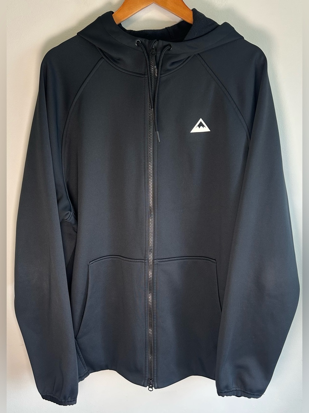 Burton Men’s Crown Weatherproof Full-Zip Fleece Hoodie Sweater Jacket XXL Black